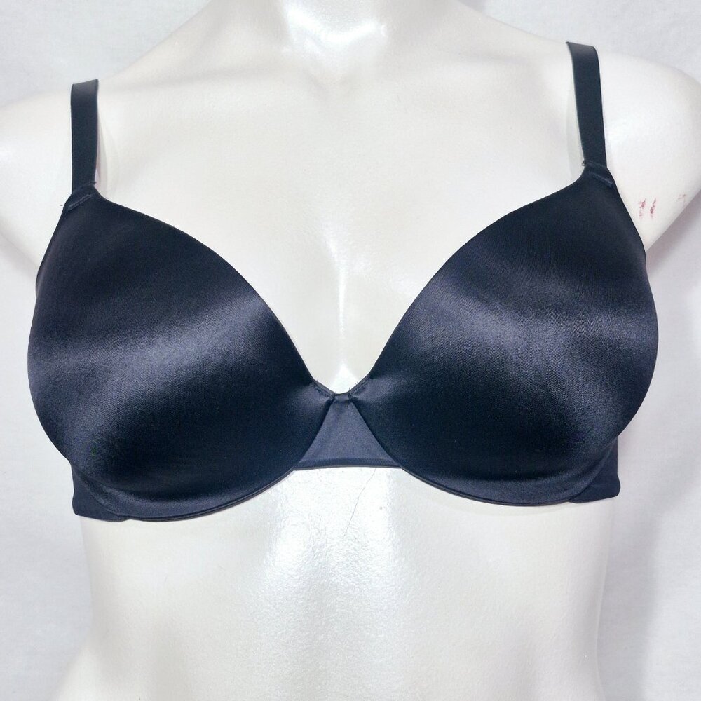 36DD Wacoal 853397 Inner Sheen Contour T-Shirt Underwire Bra Black
